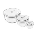 Vakuumschüssel-Set S/M/L 6-tlg. Fresh & Save Bowls klar Zwilling