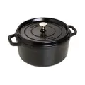Cocotte 26 cm schwarz Staub