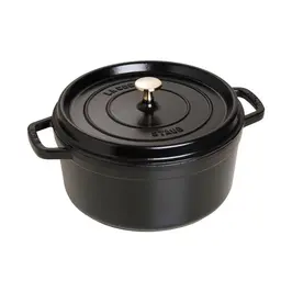 Cocotte 26 cm schwarz Staub