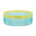 Glasschale Groove blau 27x27x10cm Remember