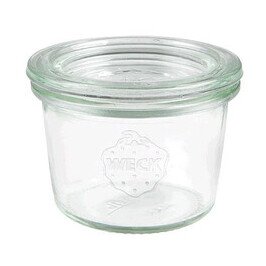 Mini-Sturzglas 80 ml (Einmachglas) o. Klammern u. Gummi 080 Weck
