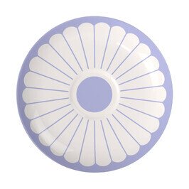 Milchkaffee-Untertasse 17,5x17,5x2,5cm Fleur bleu Villeroy & Boch