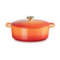 Bräter mit Deckel 29 cm Signature Limited Edition Flamme Dorée Le Creuset