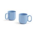 Tasse 2er-Set Barro hellblau Hay