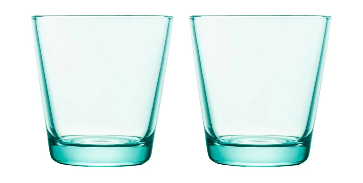 Trinkglas 2er-Set 0,21 l Kartio Wassergrün