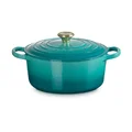 Bräter mit Deckel 26 cm Signature Bleu Riviera Le Creuset
