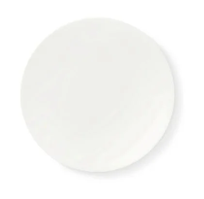 Brotteller 17 cm Fine Bone China Coupe weiß