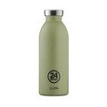 Thermo-Trinkflasche 0,5l khaki-grün mit Klimadeckel 24bottles