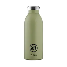 Thermo-Trinkflasche 0,5l Clima Bottle khaki-grün 24bottles