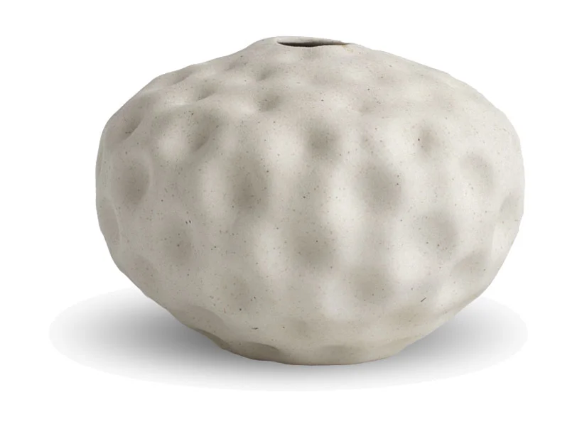Vase Seedpod Vanilla H: 10 cm