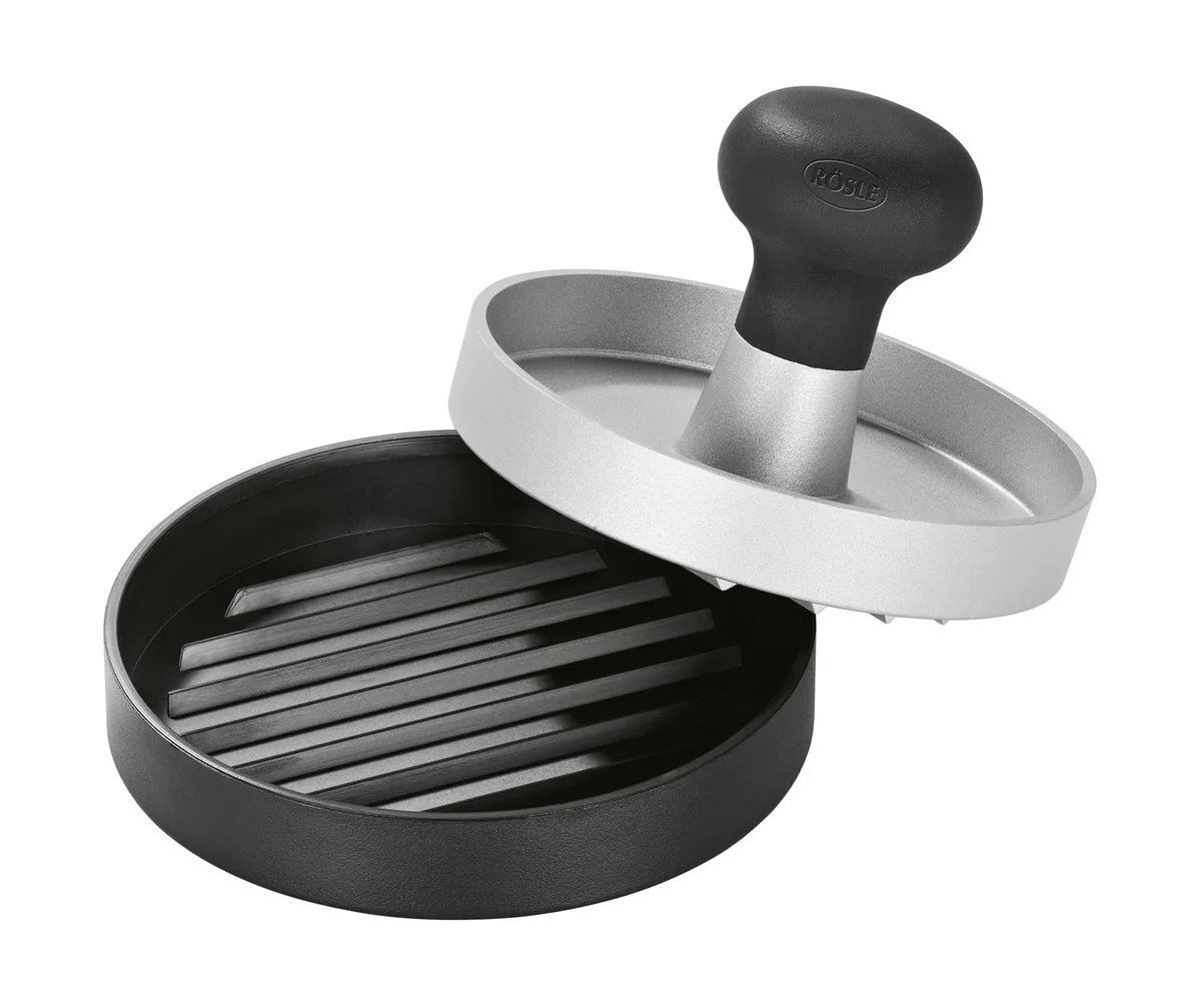 Burgerpresse 11 cm schwarz