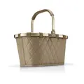 Einkaufskorb Carrybag Frame 48x28x29 cm Rhombus Olive Reisenthel