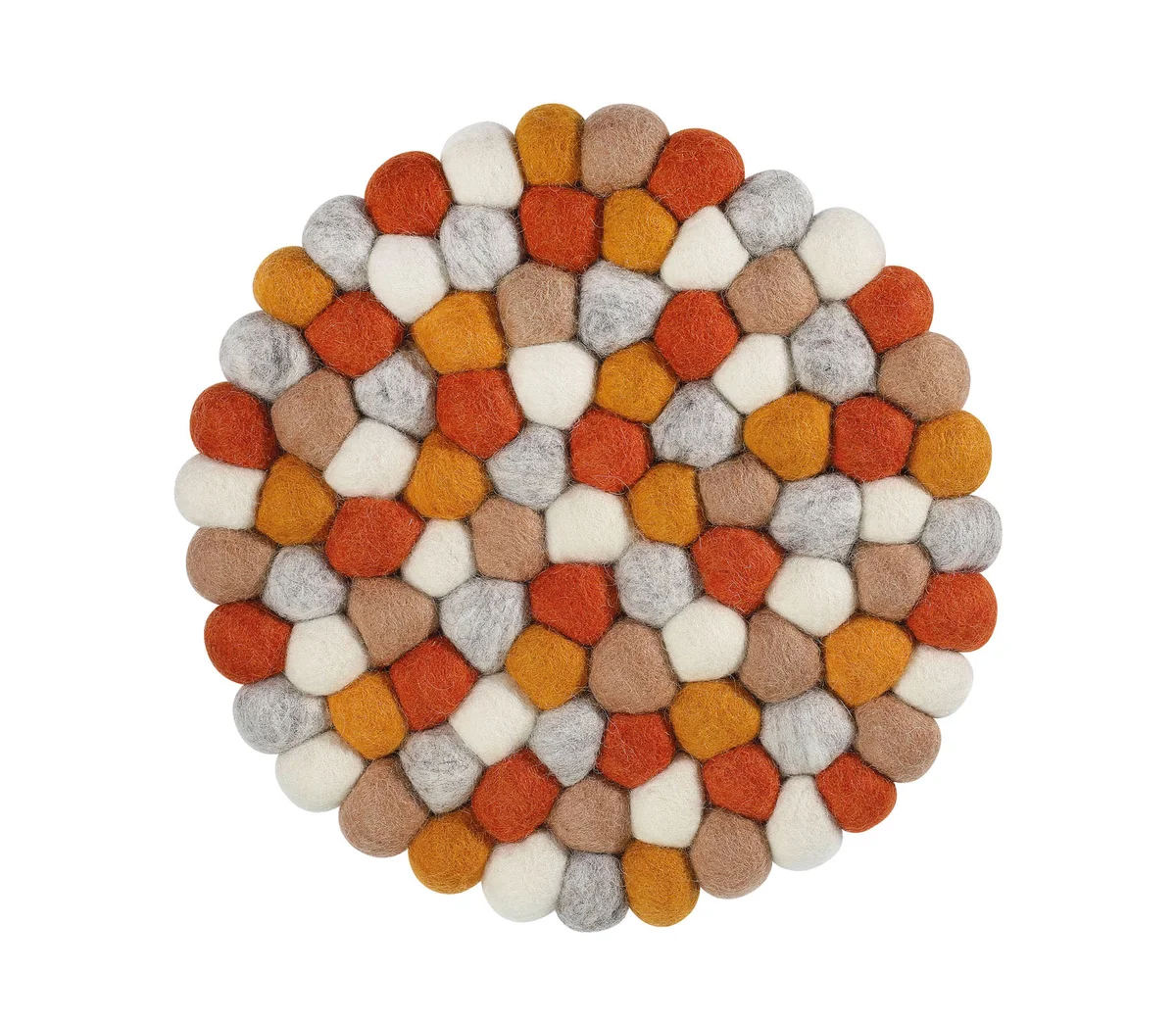 Untersetzer Lana Ambra rund 21cm Schafwolle