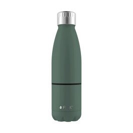 Isolierflasche mit Becher 0,7 l ridge green FLSK