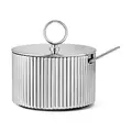 Zuckerdose mit Löffel 5 cm Bernadotte edelstahl Georg Jensen