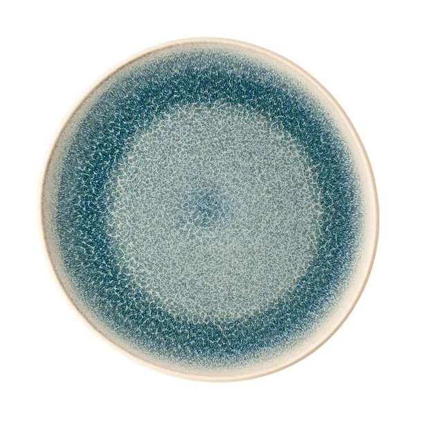 Teller flach 27 cm Junto Aquamarine