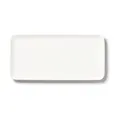 Platte eckig 27 cm Fine Bone China Pure weiß Dibbern