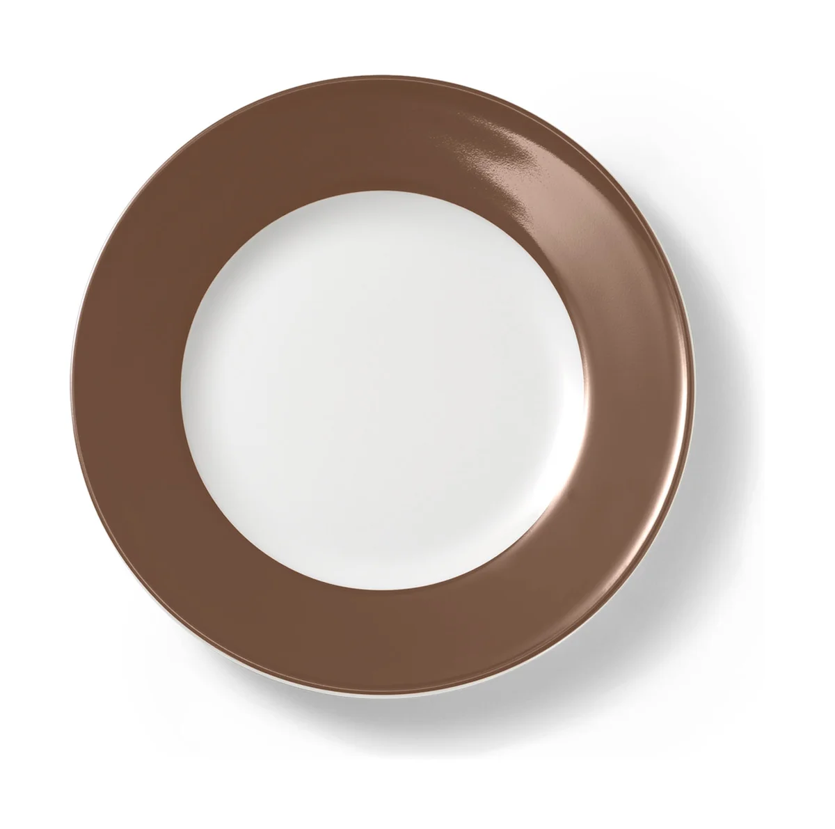 Dessertteller 21 cm Solid Color Chocolate