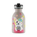 Trinkflasche 0,25 l Kids Bottle Lucky Dog 24bottles