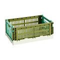 Aufbewahrungsbox 27x17x11 cm Colour Crate olive-minze Hay