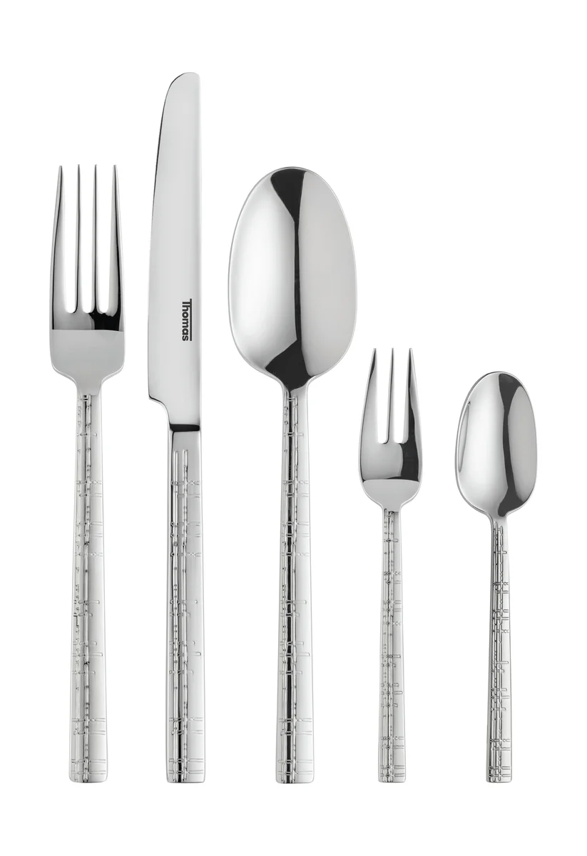 Besteck-Set 30-tlg. Fun Karo Edelstahl poliert
