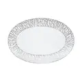 Platte 34 cm TAC Gropius Skin Platin Rosenthal