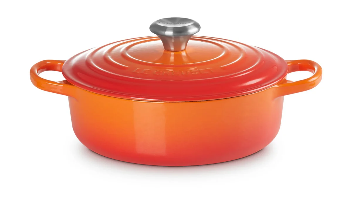 Gourmet-Bräter mit Deckel 30 cm Signature Ofenrot