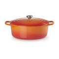Bräter m.D. oval 33 cm Guss Signature ofenrot Le Creuset