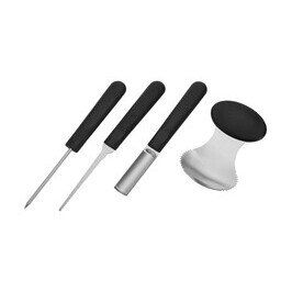 Kürbis-Schnitz-Set 4-tlg. schwarz Westmark