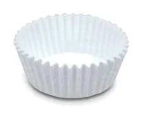 Papierbackförmchen weiß Ø 7 cm