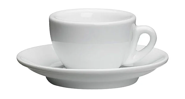 Espressotasse mit Untere 0,05 l Roma weiß