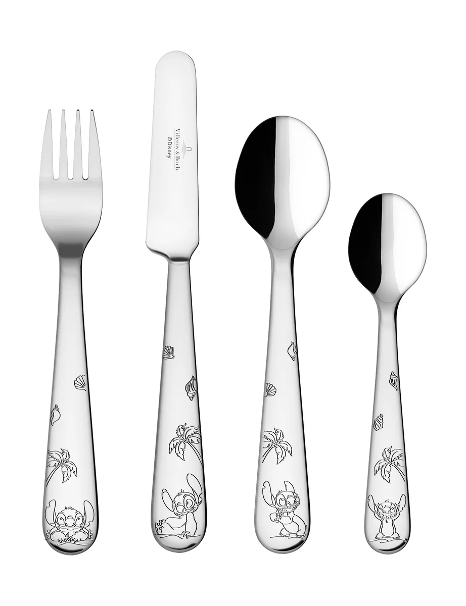 Disney Stitch Kinderbesteck-Set 4-tlg. Edelstahl