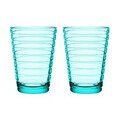 2er Set Trinkglas 33cl Aino Aalto water green Iittala
