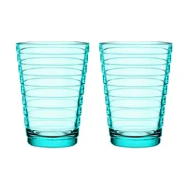 Trinkglas 2er-Set 0,33 l Aino Aalto Wassergrün Iittala