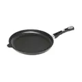 Bratpfanne 32cm flach beschichtet H=4cm nicht induktionsfähig AMT Gastroguss