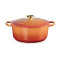 Bräter mit Deckel 20 cm Signature Limited Edition Flamme Dorée Le Creuset