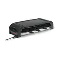 Raclette PizzaGrill für 8 59x23x13 cm anthrazit Stöckli