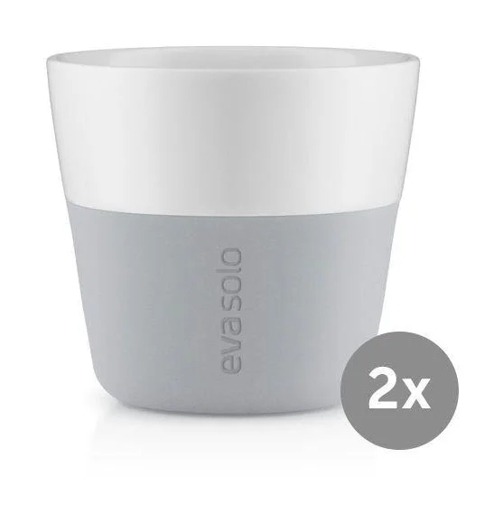 2 Lungo-Becher 0,23l Marble grey