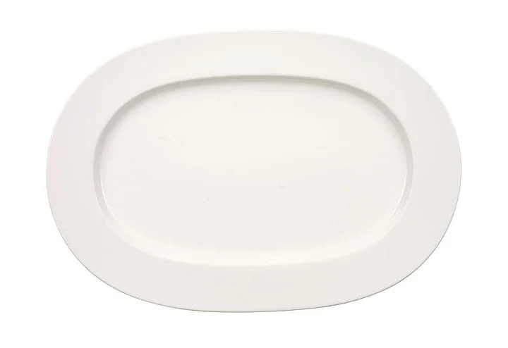 Signature Servierplatte oval 41 cm Anmut weiß