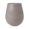 Vase Carre klein Manufacture Collier taupe Villeroy & Boch