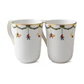 Star Fluted Christmas Tasse 2er-Set Royal Copenhagen
