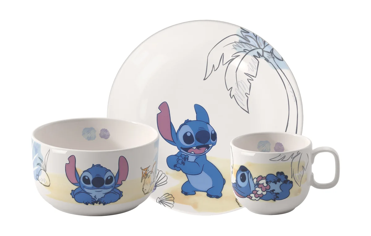 Disney Stitch Kindergeschirr-Set 3-tlg.