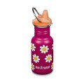 Trinkflasche Kid Classic Flowers einwandig  355ml mit Sippy Cap klean kanteen
