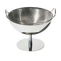Obstschale / Sieb. Schwarz.Fuss Alessi