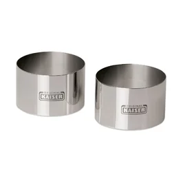 Teig- und Speiseringe 2er-Set Piccantini silber Kaiser