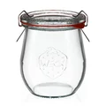 Tulpenglas 8er-Set 0,22 l rot Weck