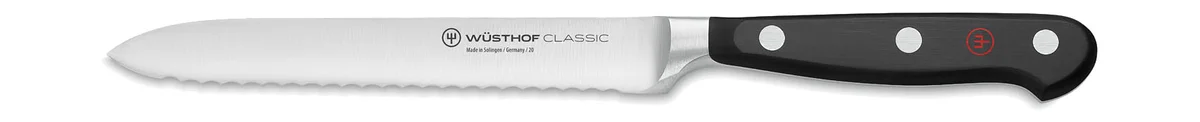 Aufschnittmesser mit Wellenschliff Classic 14cm
