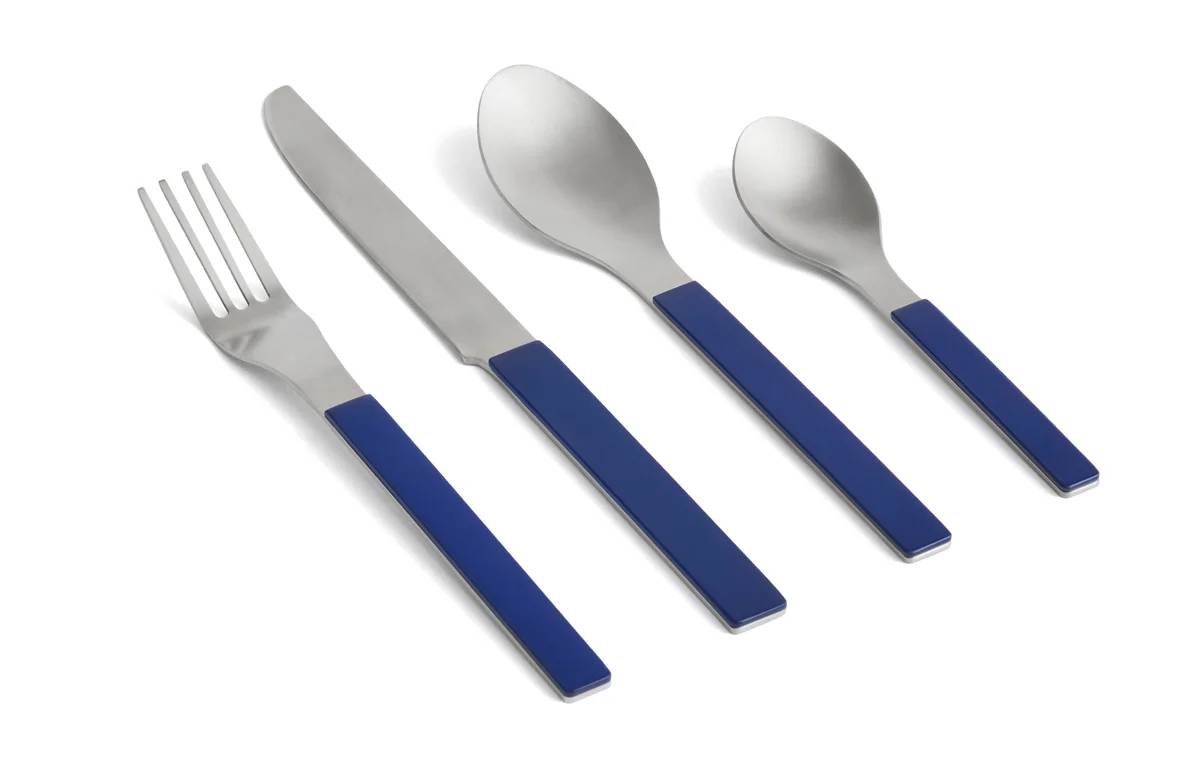 Besteck-Set 4-tlg. MVS dunkelblau