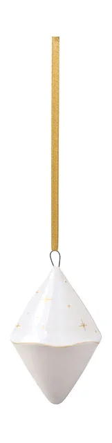 Ornament Doppelkegel 8 cm Winter Glow