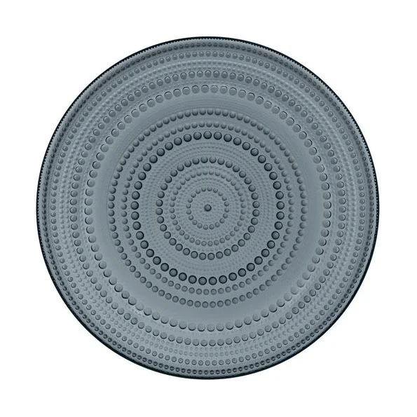 Teller 31,5 cm Kastehelmi dark grey